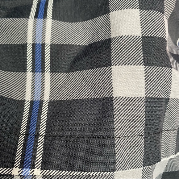 Children Place Winter Jacket Boys Size 6-9 Mos Blue/Black/Grey/White Plaid Lined - Picture 6 of 12
